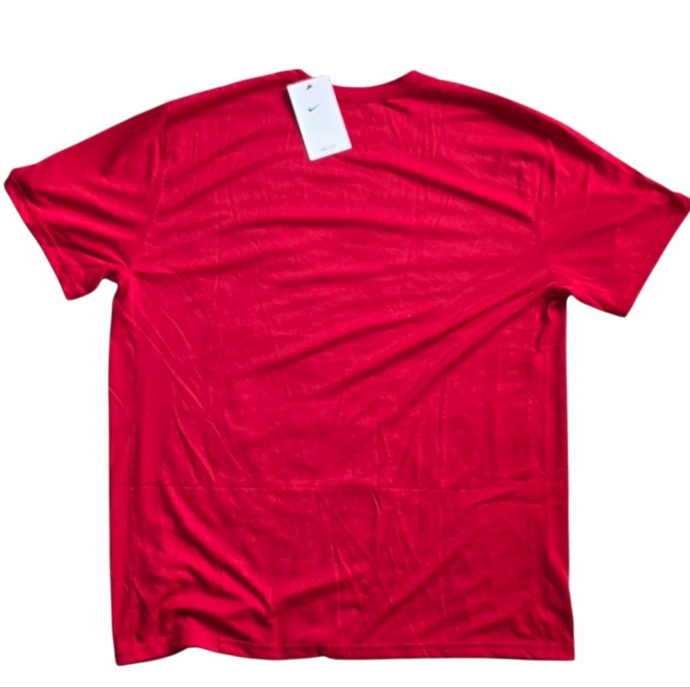 Nike NWT XL Red Dri Fit Performance Shirt Gym Shirt Extra Large - Picture 5 of 8